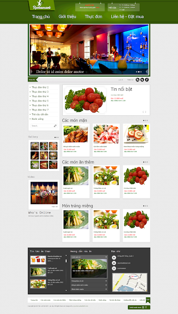 demo website