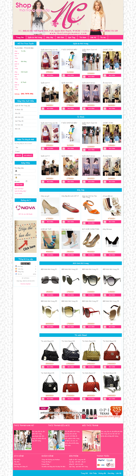 demo website
