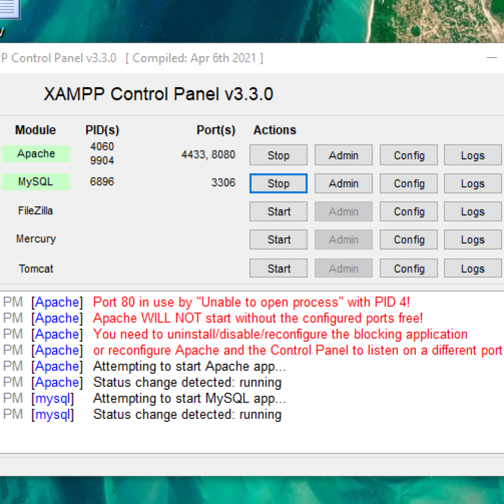 localhost xampp